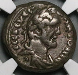 156 NGC VF Antoninus Pius Egypt Alexandria Tetradrachm Emperor Horseback Horse (23123003C)
