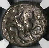 156 NGC VF Antoninus Pius Egypt Alexandria Emperor Horseback Horse (23123003C)