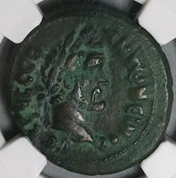 146 NGC Ch VF Antoninus Pius Roman Egypt Alexandria Year 10 Sarapis Bust Pedigree (23111604C)