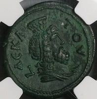 146 NGC Ch VF Antoninus Pius Roman Egypt Alexandria Year 10 Sarapis Bust Pedigree (23111604C)