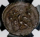 272 NGC XF Aurelian Egypt Alexandria Tetradrachm Legionary Eagle Vexilla Year 4 5/5 4/5 Pedigree (26092502C)