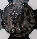269 NGC Ch XF Claudius II Egypt Alexandria Tetradrachm Hermanubis Bust Year 2 (26092602C)