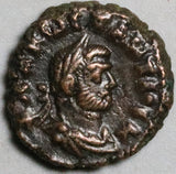 293 Constantius I Caesar Roman Egypt Alexandria XF Rare Tetradrachm Elpis Flower Year 2 (26102704R)