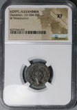 291 NGC XF Diocletian Egypt Alexandria Tetradrachm Zeus Rare R5  (26061401C)