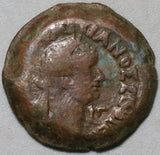 83 Domitian Roman Egypt Alexandria Griffin Bronze Obol Year 3 R4 (26062803R)
