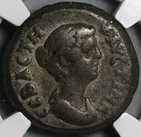 154 NGC Ch F Faustina Jr. Roman Egypt Alexandria Tetradrachm Serapis Bust 5/5 (24080702C)
