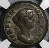 154 NGC Ch F Faustina Jr. Roman Egypt Alexandria Tetradrachm Serapis Bust 5/5 (24080702C)