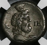 154 NGC Ch F Faustina Jr. Roman Egypt Alexandria Tetradrachm Serapis Bust 5/5 (24080702C)