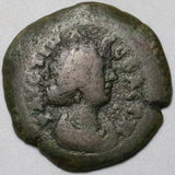 164 Faustina Jr Egypt Alexandria AE Diobol Canopus Rare Year 5 R5 (26090702R)