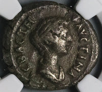151 NGC Ch F Faustina Jr Egypt Alexandria Tetradrachm Helios Bust UNPUBLISHED (24081001C)