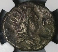 151 NGC Ch F Faustina Jr Egypt Alexandria Tetradrachm Helios Bust UNPUBLISHED (24081001C)