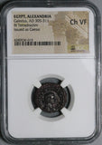 293 NGC Ch VF Galerius Egypt Alexandria Potin Tetradrachm R5 Rare (26031003C)