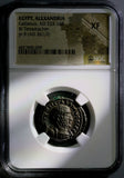 261 NGC XF Gallienus Egypt Alexandria Tetradrachm Eagle Pedigree (23120902C)