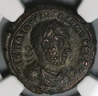 258 NGC AU Star Gallienus Egypt Alexandria Tetradrachm Serapis Bust Pedigree (23080202C)