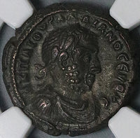 258 NGC AU Star Gallienus Egypt Alexandria Tetradrachm Serapis Bust Pedigree (23080202C)