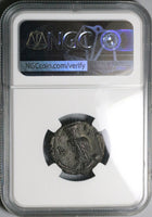 258 NGC AU Star Gallienus Egypt Alexandria Tetradrachm Serapis Bust Pedigree (23080202C)