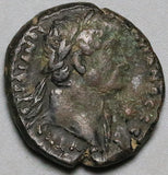 117 Hadrian Roman Egypt Alexandria VF Tetradrachm Zeus Bust Year 2 (26062002R)