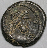 117 Hadrian Roman Egypt Alexandria VF Tetradrachm Zeus Bust Year 2 (26062002R)