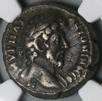 163 NGC Ch VF Marcus Aurelius Egypt Alexandria Tetradrachm Zeus Bust Coin (24042702C)