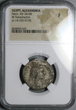 67 NGC F Nero Apollo Bust Egypt Alexandria Tetradrachm Year 14 (26071903C)