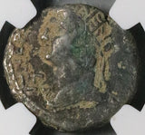 66 NGC F Nero Augustus Bust Egypt Alexandria Tetradrachm Year 13 (26071902C)