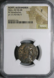 66 NGC F Nero Augustus Bust Egypt Alexandria Tetradrachm Year 13 (26071902C)