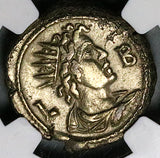 244 NGC Ch XF Egypt Alexandria Philip I Tetradrachm Sol Bust Rare Silvering (25112802C)