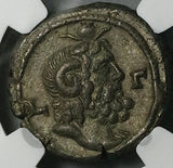 245 NGC XF Egypt Alexandria Philip I Tetradrachm Zeus Ammon Bust Pedigree Rare (26012301C