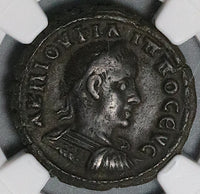 248 NGC Ch VF Egypt Alexandria Philip I Tetradrachm Zeus Head Rare R5 (23080803C)