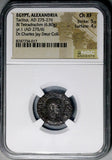 275 NGC Ch XF Tacitus Egypt Alexandria Tetradrachm Elpis Year 1 5/5 4/5 Pedigree (26092503C)