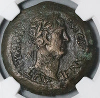 111 NGC XF Trajan Alexandria Roman Egypt Drachm Serapis Greek Temple (23081101C)