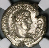 253 NGC XF Valerian I Egypt Alexandria Tetradrachm Zeus Bust Year 1 Coin (24042701C)