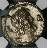 253 NGC XF Valerian I Egypt Alexandria Tetradrachm Zeus Bust Year 1 Coin (24042701C)