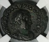 259 NGC Ch VF Valerian I Egypt Alexandria Tetradrachm Eagle Year 7 (26061302C)