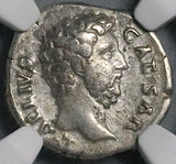 137 NGC Ch F Aelius Caesar Roman Empire Denarius Felicitas Hadrian (26042303C)