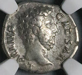 137 NGC Ch F Aelius Caesar Roman Empire Denarius Felicitas Hadrian (26042303C)