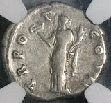 137 NGC Ch F Aelius Caesar Roman Empire Denarius Felicitas Hadrian (26042303C)