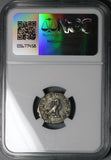 161 NGC XF Antoninus Pius Roman Empire Denarius Consecratio Eagle Marcus Aurelius (24061701D)