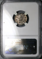161 NGC Ch XF Antoninus Pius Roman Empire Denarius Emperor Seated Marcus Aurelius (25100802C)