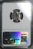 148 NGC AU Antoninus Pius Roman Empire Denarius Felicitas Caduceus (24043004C)
