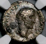 139 NGC Ch F Marcus Aurelius Antoninus Pius Roman Empire Denarius (26070503C)