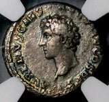 139 NGC Ch F Marcus Aurelius Antoninus Pius Roman Empire Denarius (26070503C)