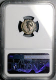 139 NGC Ch F Marcus Aurelius Antoninus Pius Roman Empire Denarius (26070503C)