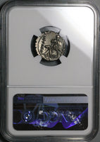 71 BC NGC Ch XF Aquillius Roman Republic Denarius Virtus Sicilia  (24081702C)