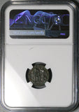 395 NGC Gen Arcadius Nummus Eastern Roman Empire Victory Crowning Emperor Nicomedia Mint (26050103C)