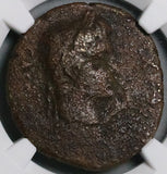 10 BC NGC Gen Augustus AE As Roman Empire Altar Lugdunum Lyons (26050601C)