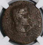 10 BC NGC Gen Augustus AE As Roman Empire Altar Lugdunum Lyons (26050601C)