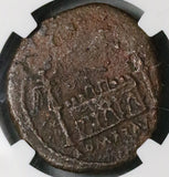 10 BC NGC Gen Augustus AE As Roman Empire Altar Lugdunum Lyons (26050601C)