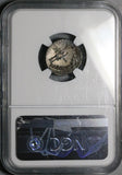 48 BC NGC AU Albinus Bruti Brutus Roman Imperatorial Republic AR Denarius Pietas Julius Caesar Assassin Silver Coin (26071303C)