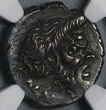 48 BC NGC Ch VF Bruti Brutus C. Pansa Roman Imperatorial Denarius Pan Julius Caesar Assassin 26061702C